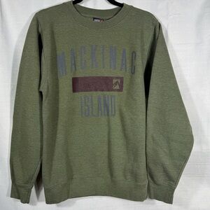 Outfitter Trading Co Mackinac Island Green Sweatshirt Women's Size Small